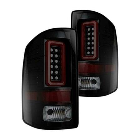 RECON TRUCK ACCESSORIES 3rd Generation LED Tail Lights, Smoked Lens for 2014-2015 Sierra REC264239BK